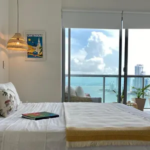 Apartamento 1bd Amazing View-modern Apt-luxury Building, Cartagena